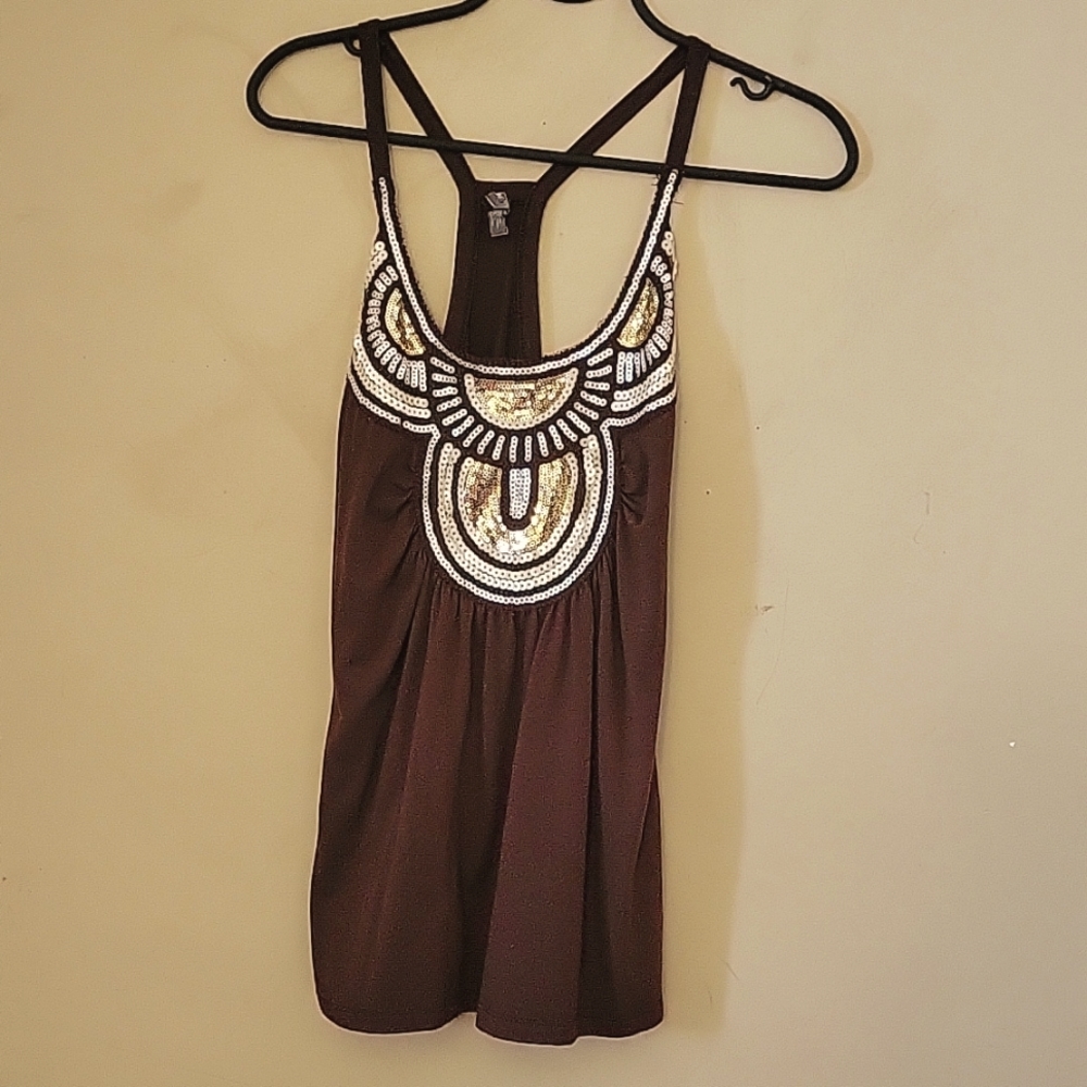 Charlotte Russe Medium Sequence Razorback Rank